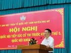 Đại biểu Quốc hội Hồ Đức Phớc phát biểu tại Hội nghị