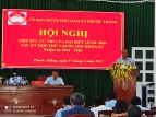 Quang cảnh buổi tiếp xúc cử tri