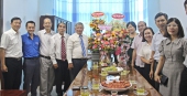 Khối thi đua Mặt trận và các tổ chức chính trị xã hội tỉnh thăm, chúc mừng Hộ nhà báo tỉnh