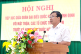 ông Phạm Văn Nam, Phó Chủ tịch Ủy ban MTTQ Việt Nam tỉnh Bình Định