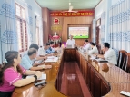 Ủy ban MTTQ Việt Nam tỉnh kiểm tra công tác tiếp nhận, quản lý, phân bổ và sử dụng Quỹ Cứu trợ tại cơ sở