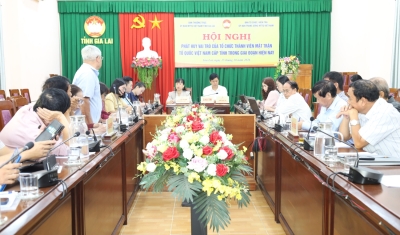 Hội nghị Phát huy vai trò của tổ chức thành viên Mặt trận Tổ quốc Việt Nam cấp tỉnh trong giai đoạn hiện nay