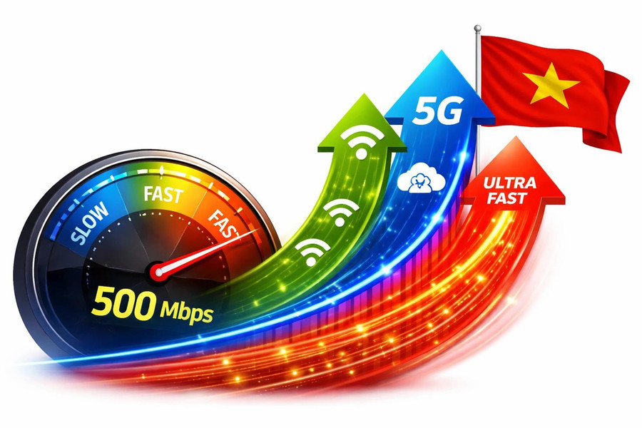 Việt Nam đứng thứ 9 toàn cầu về tốc độ mạng Internet cố định nhanh nhất