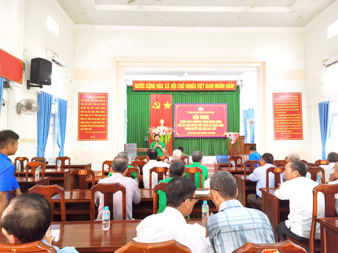 Xã Phù Mỹ Nam: Hội nghị triển khai Chương trình hành động thực hiện Nghị quyết Đại hội Đảng các cấp và Đại hội MTTQ Việt Nam các cấp