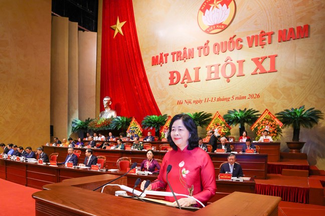 Khai mạc trọng thể Đại hội đại biểu toàn quốc Mặt trận Tổ quốc Việt Nam lần thứ XI, nhiệm kỳ 2026 - 2031