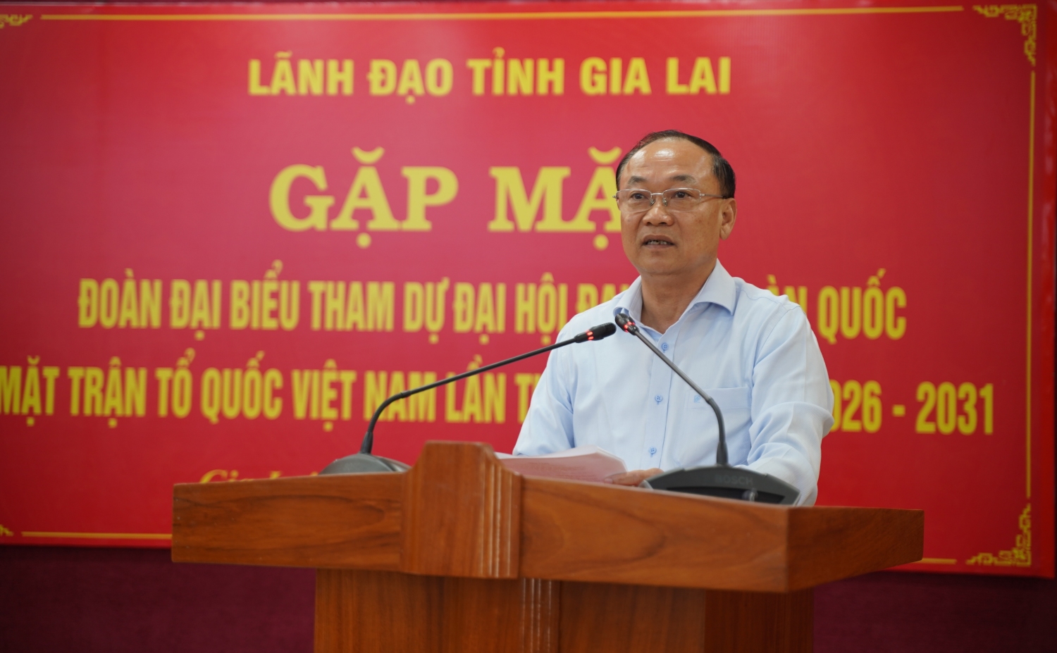 Lãnh đạo tỉnh gặp mặt Đoàn đại biểu tham dự Đại hội đại biểu toàn quốc Mặt trận Tổ quốc Việt Nam lần thứ XI, nhiệm kỳ 2026 - 2031