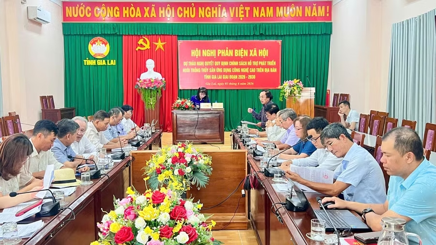 Phản biện xã hội dự thảo Nghị quyết quy định chính sách hỗ trợ phát triển nuôi trồng thủy sản ứng dụng công nghệ cao