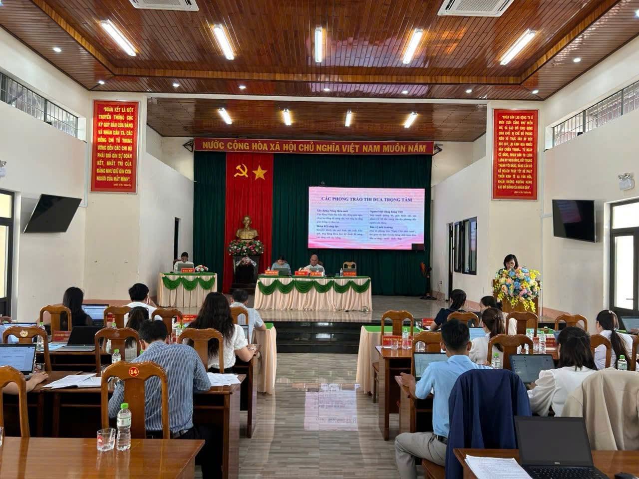 Cụm thi đua số 11: Hội nghị sơ kết hoạt động công tác Mặt trận 6 tháng đầu năm 2026