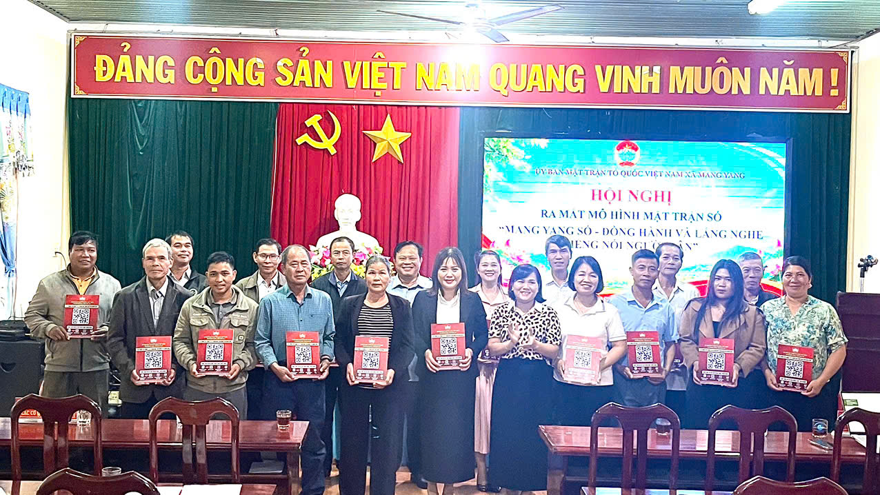 Ra mắt mô hình “Mang Yang số - Đồng hành và lắng nghe tiếng nói người dân”