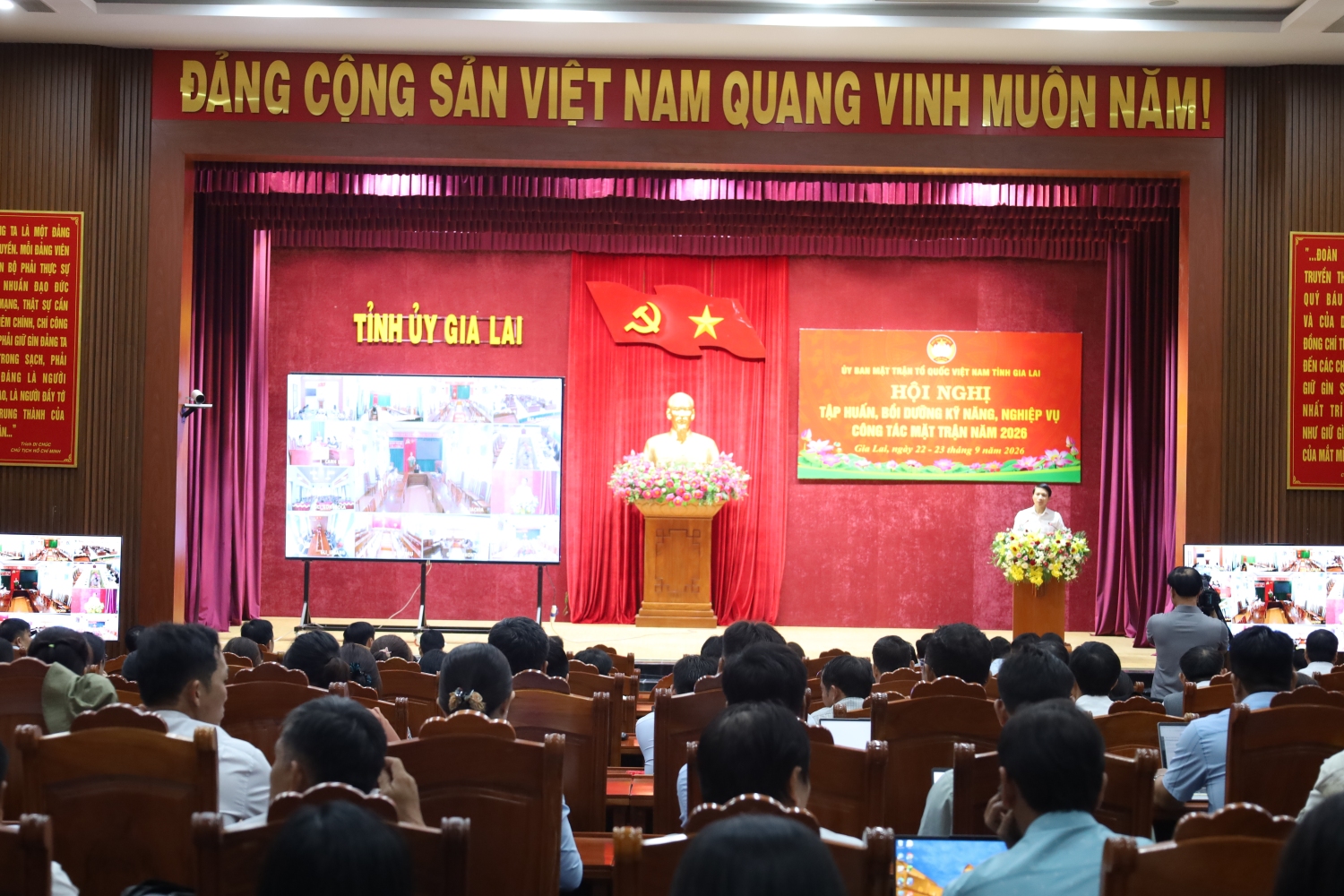 Gia Lai: Tập huấn nghiệp vụ, kỹ năng công tác Mặt trận năm 2026